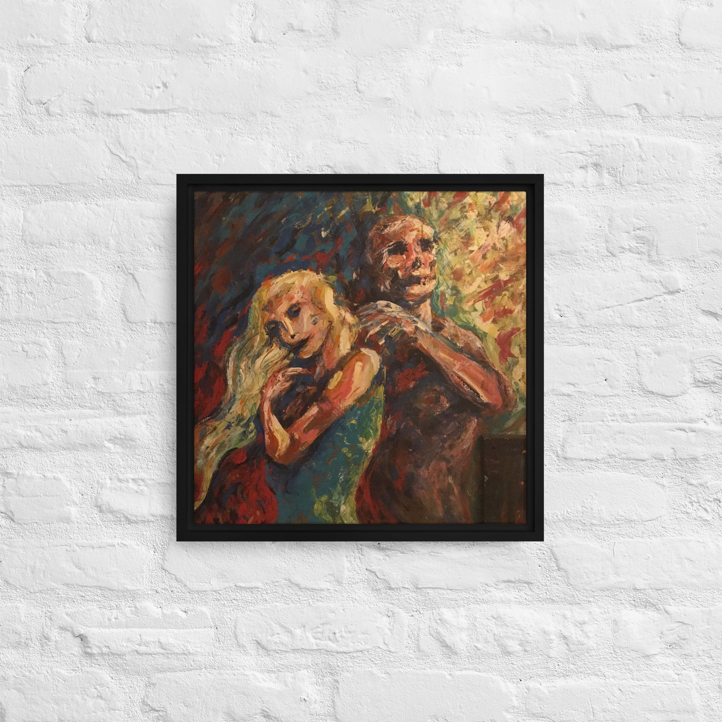 Persephone and Hades - Framed Canvas Wall Decor