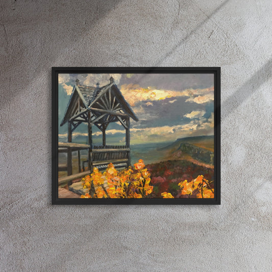 Mohonk Autumn Vista - Framed Canvas Wall Decor