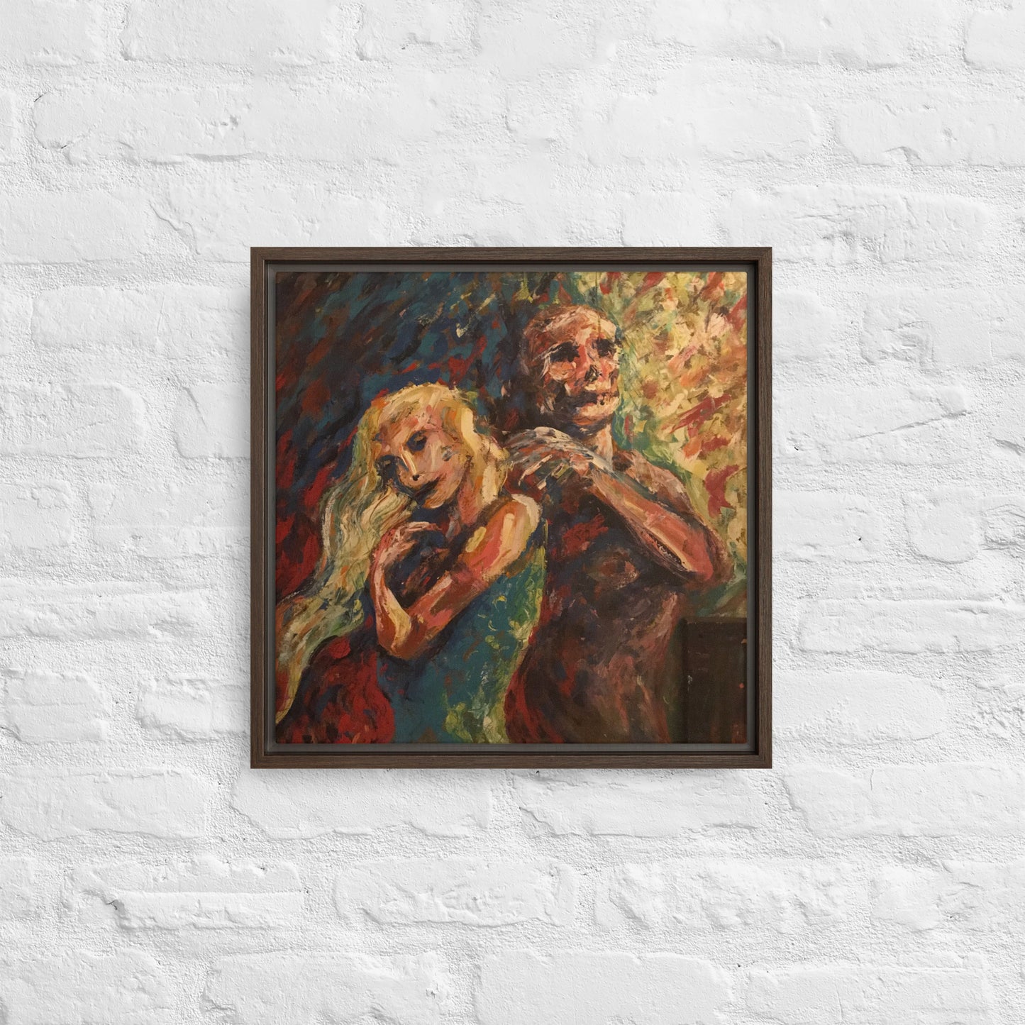 Persephone and Hades - Framed Canvas Wall Decor