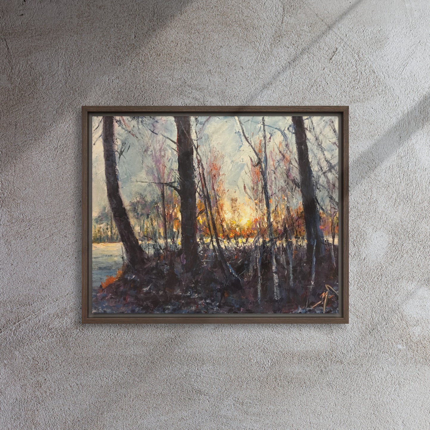 Winter Grove - Framed Canvas Wall Decor