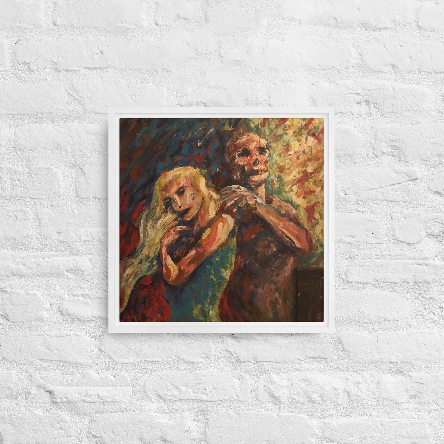 Persephone and Hades - Framed Canvas Wall Decor