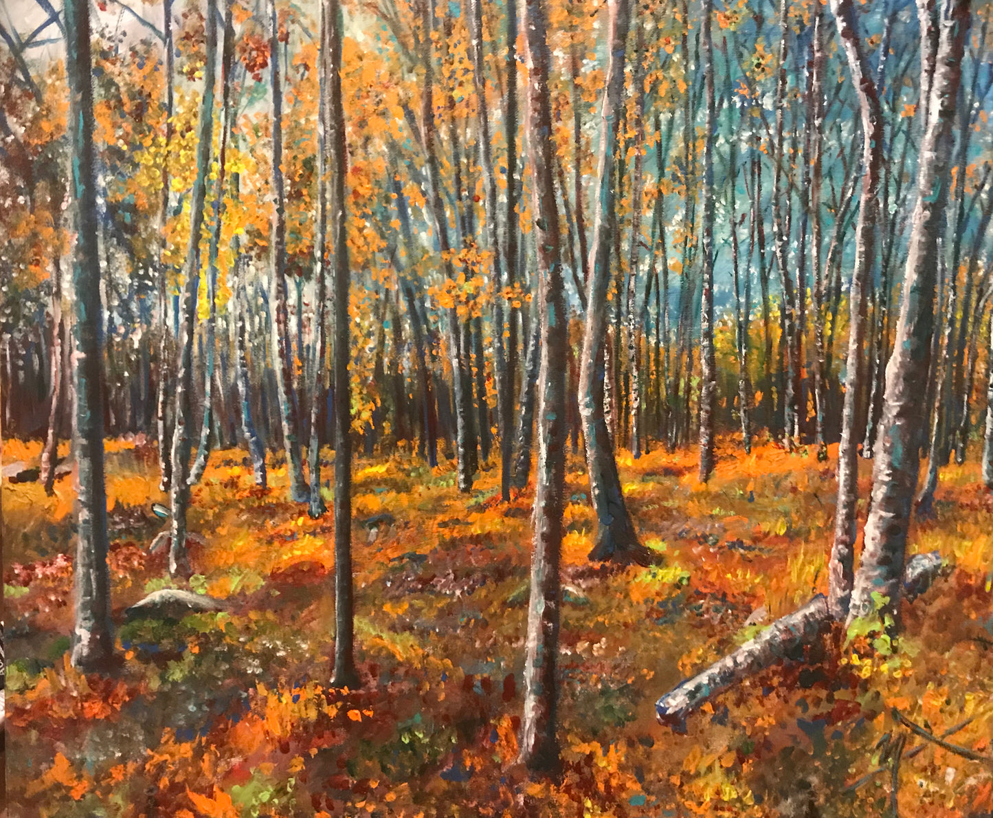 Autumn Woodland - Framed Canvas Wall Decor