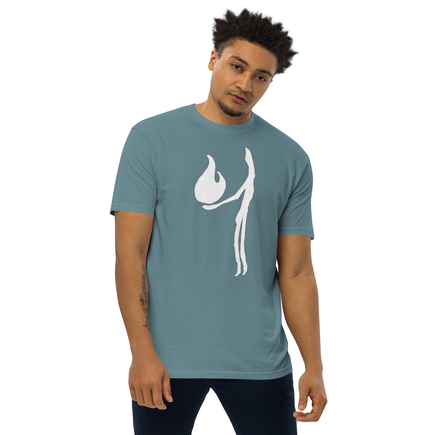 Prometheus Glyph - Men’s premium heavyweight tee