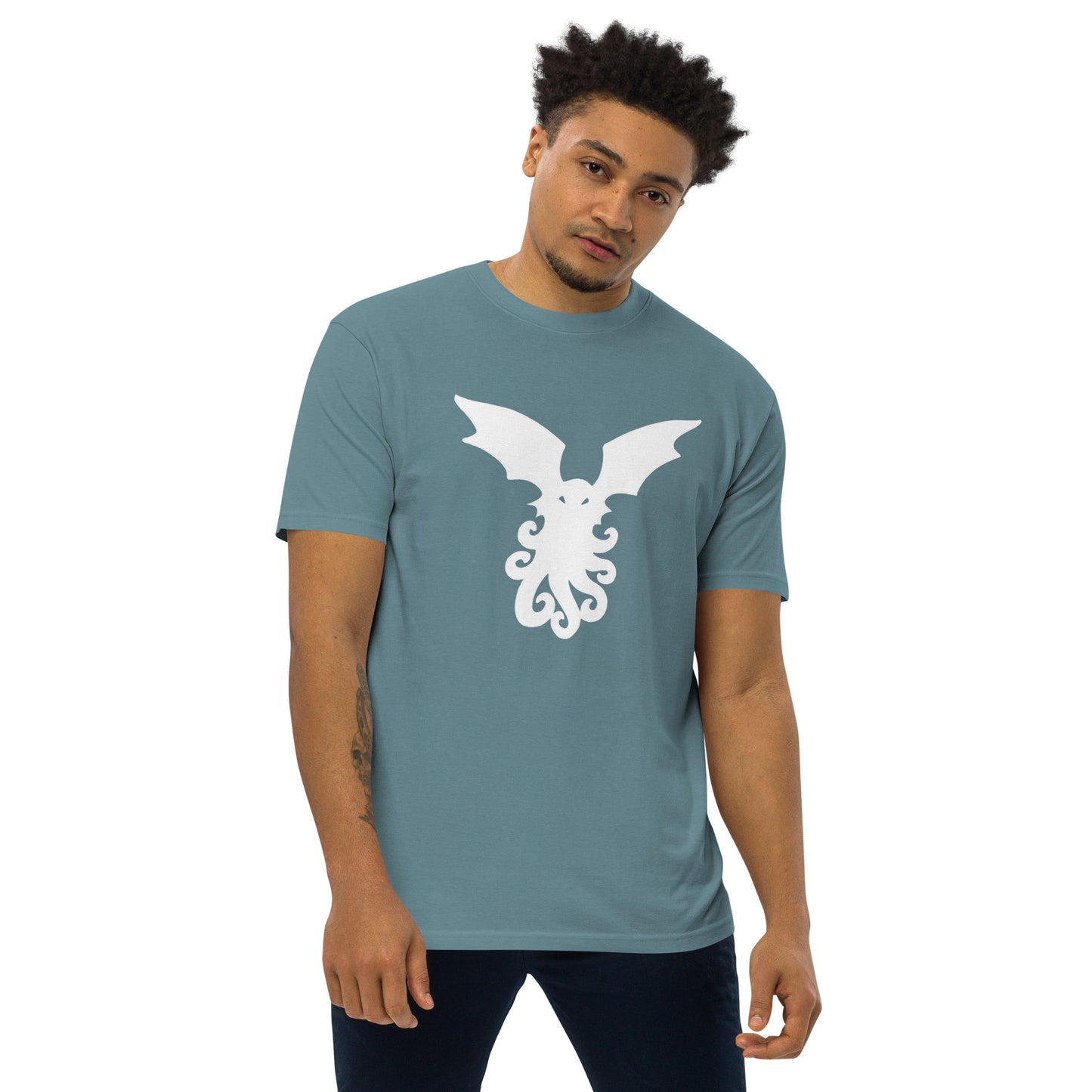 Cthulhu Pictograph - Men’s premium heavyweight tee