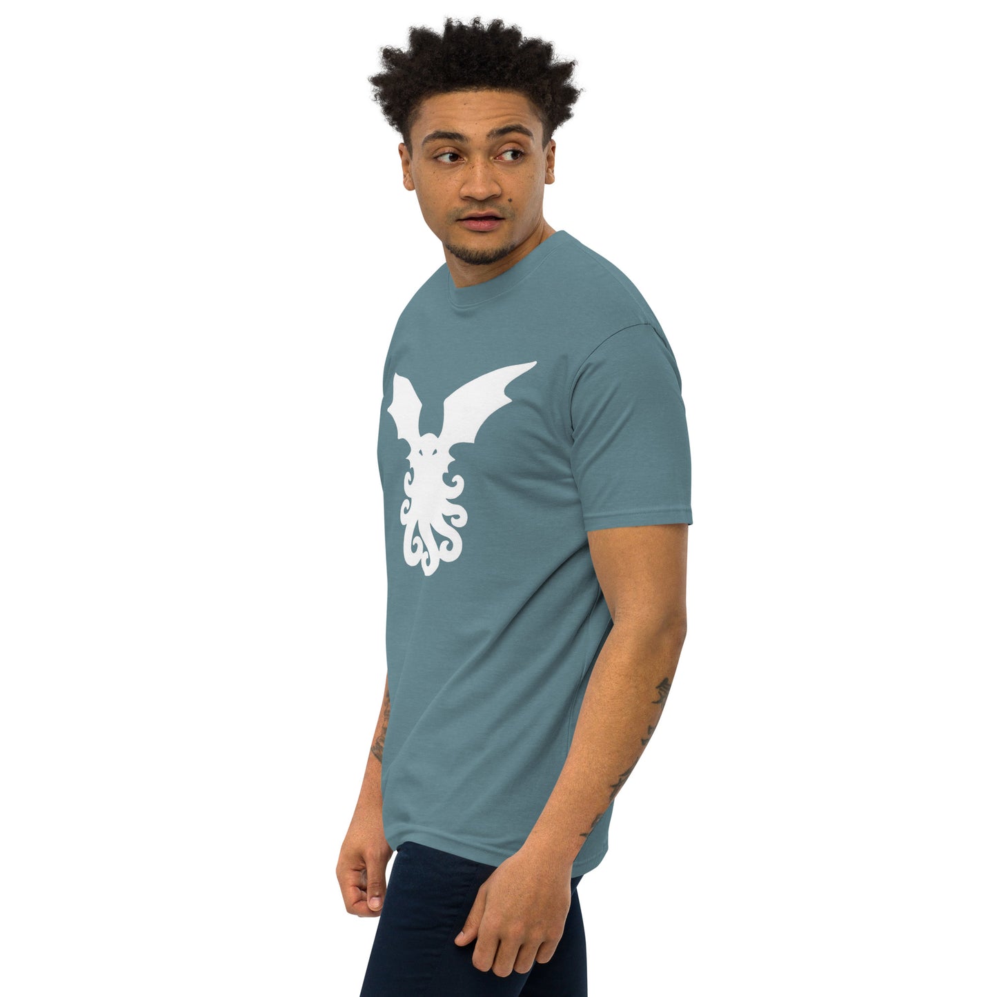 Cthulhu Pictograph - Men’s premium heavyweight tee