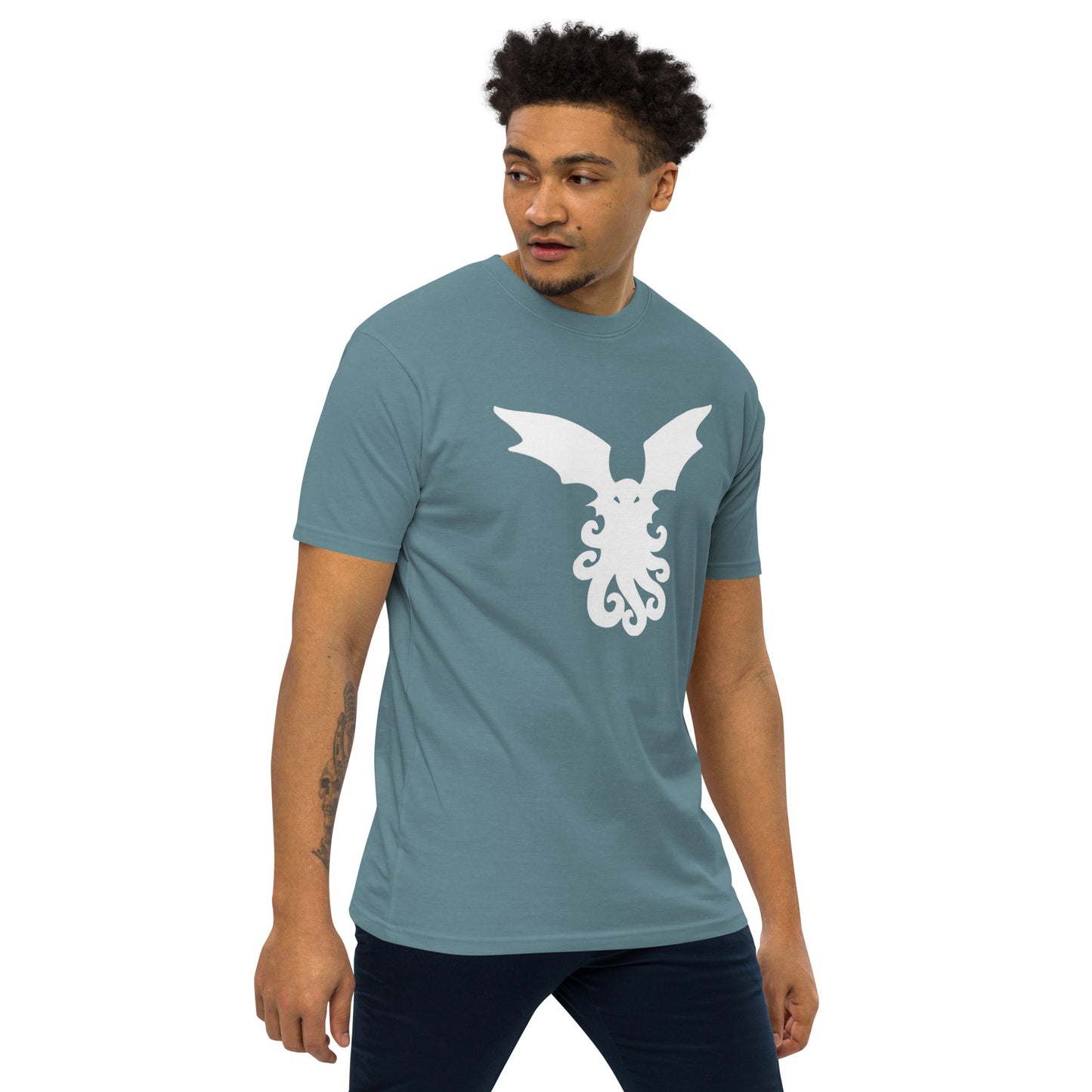 Cthulhu Pictograph - Men’s premium heavyweight tee