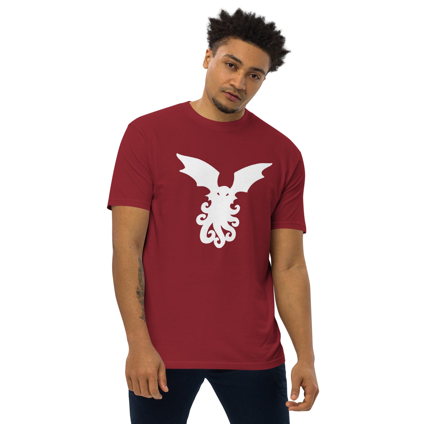 Cthulhu Pictograph - Men’s premium heavyweight tee